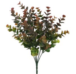 EUCALYPTUS BUSH 32CM BURGUNDY