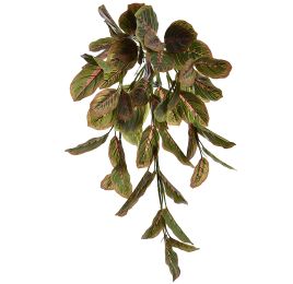 PEACOCK HANGING BUSH X9 70CM GREEN RED