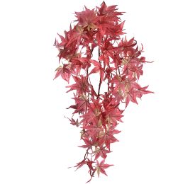 MAPLE HANGING BUSH 72CM BURGUNDY