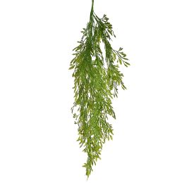 HANGING LEAVES BUSH 80CM GREEN