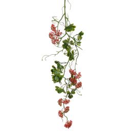 HANGING FLOWER BRANCH 82CM PINK
