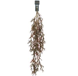 HANGING STAGHORN 110CM BURGUNDY