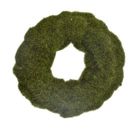 MOSS WREATH D35CM GREEN