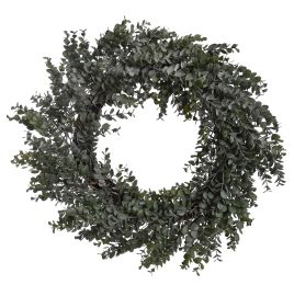 EUCALYPTUS WREATH 66CM GREY