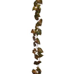 PHILO LEAF GARLAND 180CM PINK GREEN