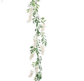 WISTERIA GARLAND 200CM CREAM