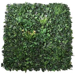 MINI LEAVES MAT 100X100CM GREEN