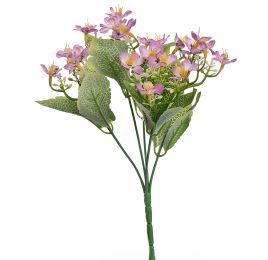 MINI FLOWER BUSH 26CM PINK