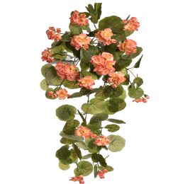HANGING GERANIUM BUSH 85CM SALMON