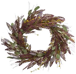 FOXTAIL WREATH 60CM LAVENDER