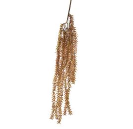 HANGING LEAVES VINE 112CM BROWN