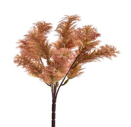 PLASTIC CEDAR BUSH X5 33CM BROWN