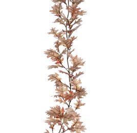 OAK LEAF GARLAND 180CM DRY GREEN