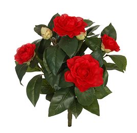 CAMELIA BUSH X 9 30CM RED