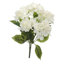 HYDRANGEA BUSH X 7 44CM CREAM