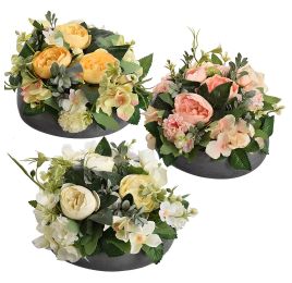 ROSE POMPOM HYDRANGEA ARR 20CM ASSORTIMENT