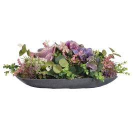ROSE HYDRANGEA ARR IN POT 35X30X15CM LILAC LAVENDER