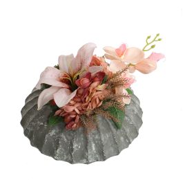 LILY ORCHID ARR IN ROUND POT 30X17CM PINK