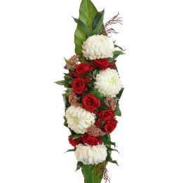 MUM ROSE ARR 80X35X20CM RED