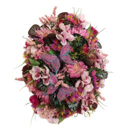 ROSE ORCHID MUM ARR 45X30X18CM LAVENDER