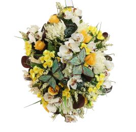 ROSE ORCHID MUM ARR 45X30X18CM YELLOW