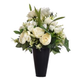 FREESIA RANUNCULUS ARR IN POT 20X40CM CREAM
