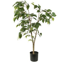 FICUS TREE IN POT 84CM GREEN