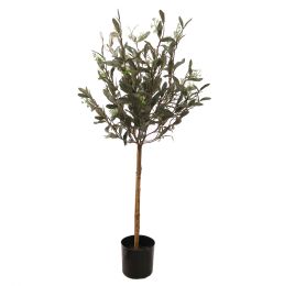 TOPIARY OLIVE TREE 90CM GREEN