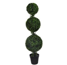 TOPIARY X3 BOXWOOD 120CM GREEN