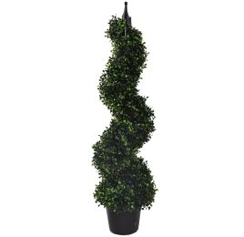 SPIRAL BOXWOOD 90CM GREEN