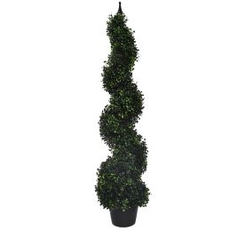 SPIRAL BOXWOOD 120CM GREEN