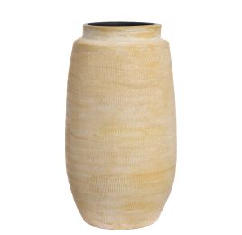IZAMAL VASE D22XH40CM YELLOW