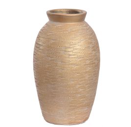 BALL VASE D19XH30CM GOLD