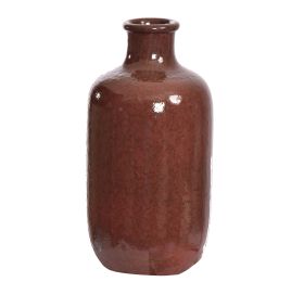BOTTLE VASE D16H30CM BORDEAUX