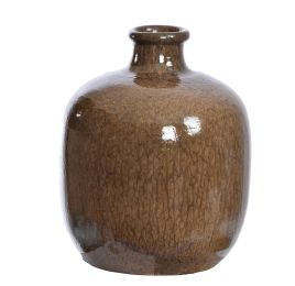 BOTTLE VASE D27H30CM CHOCOLATE