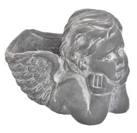 ANGELPLANTER 17.5x12.5x13.5 CM GREY