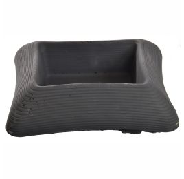 RECTANGLEPLANTER 21x16x6.5 CM BLACK