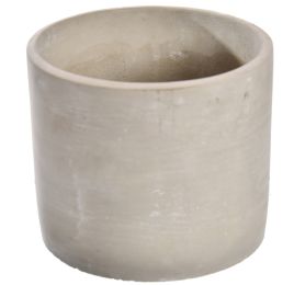 ROUND POT D15 H13CM GREY