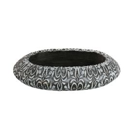 OVAL PLANTER 21X13X6CM GREY