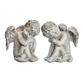 SITTING ANGEL 6,5CM GREY