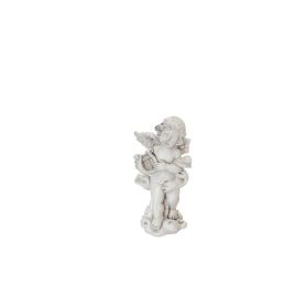 MUSICAL STANDING ANGEL 2 STYLE (price per piece) 10CM GREY