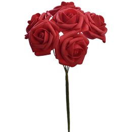 FOAM MINI ROSE BUNDLE X 6 RED