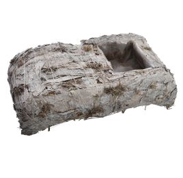 STRAW/BARK/MOSS BOOK PLANTER 32 X 21CM NATURAL