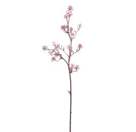 GLITTER SKIMMIA SPRAY 64CM PINK