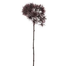 FROSTED QUEEN ANN SPRAY 56CM BURGUNDY