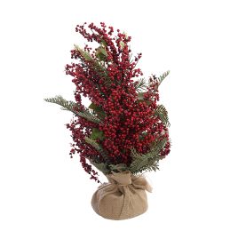 BERRY TREE 56CM RED