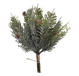 PINE PICK BUNDLE X6 W/CONES 20CM GREEN