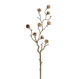 GLITTER LOTUS POD PICK 50CM GOLD