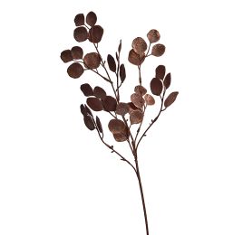 GLITTER EUCALYPTUS PICK 68CM COPPER