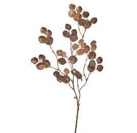 GLITTER EUCALYPTUS SPRAY 87CM GOLD